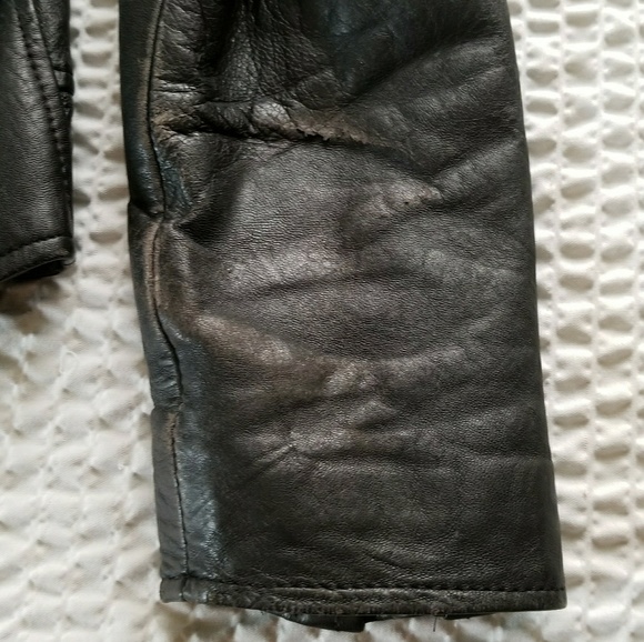 🔥Host Pick🔥Vintage Leather Biker Jacket - Picture 6 of 10